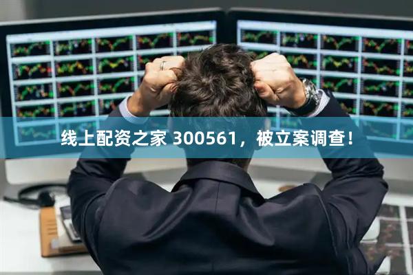 线上配资之家 300561，被立案调查！